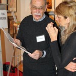 Stan Goldberg and a fan.