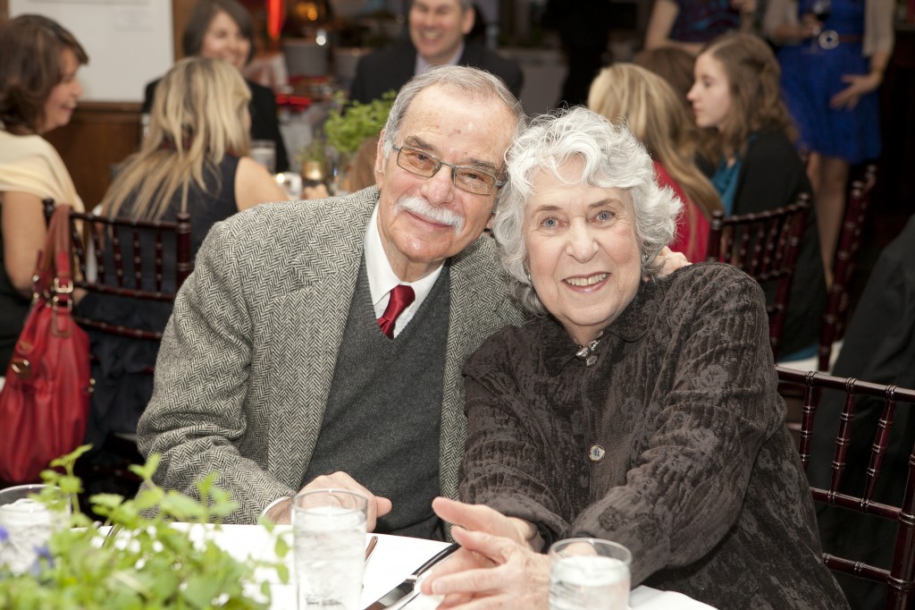 Stan and Pauline at our daughter's wedding reception last year.